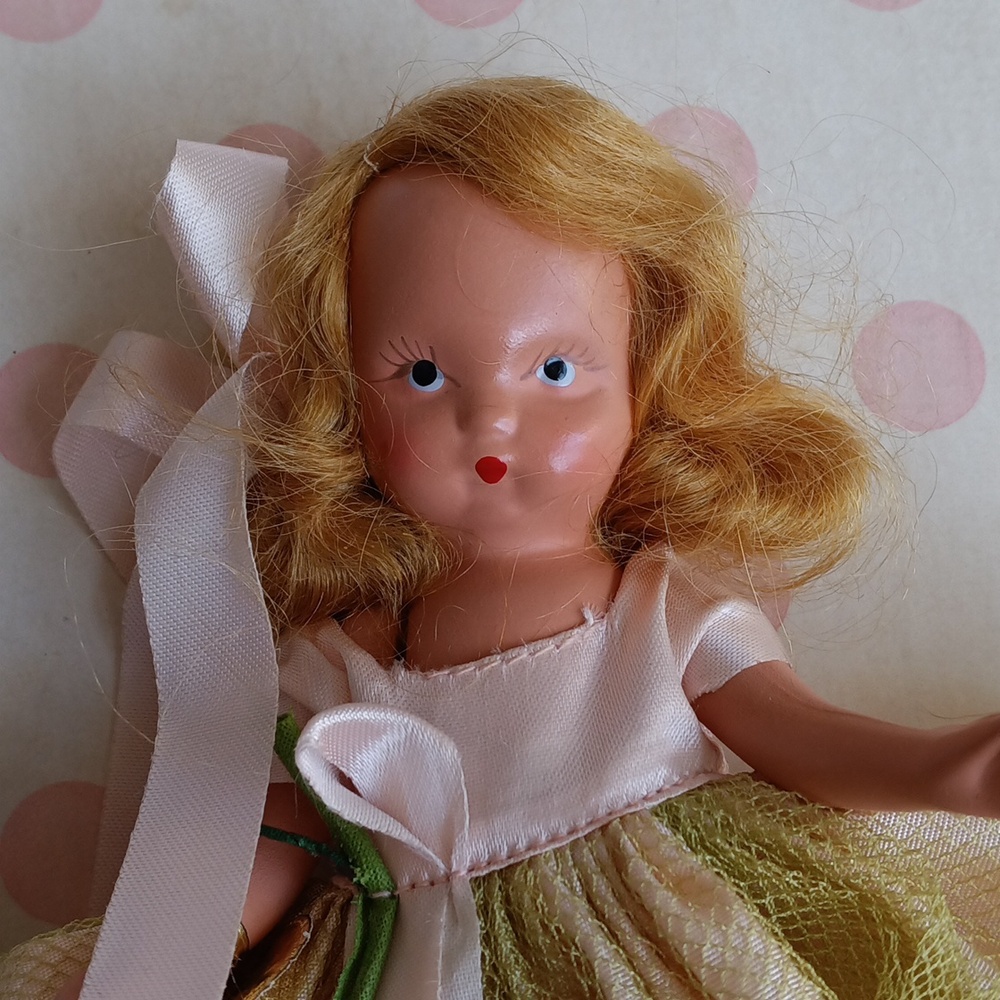 Nancy Ann Storybook Doll #90 Seasons Series Spring w/Box, Tag & more - Picture 9 of 17